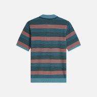 Picture of SCOTCH&SODA MEN'S STRIPED KNITTED REGULAR FIT POLO - ADRIATIC BLUE STRIPE 2