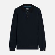 Picture of SCOTCH&SODA MEN'S ECOVERO LONG SLEEVED POLO - SKY CAPTAIN 1