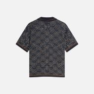 Picture of SCOTCH&SODA MEN'S JACQUARD KNITTED SHORT SLEEVED SHIRT - SOFT GEO SKY CAPTAIN 2
