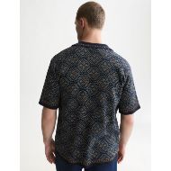 Picture of SCOTCH&SODA MEN'S JACQUARD KNITTED SHORT SLEEVED SHIRT - SOFT GEO SKY CAPTAIN 5