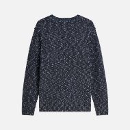 Picture of SCOTCH&SODA MEN'S BOUCLÉ MELANGE WOOL-ALPACA-BLEND REGULAR FIT PULLOVER - SKY CAPTAIN MELANGE 2
