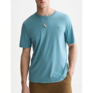 Picture of SCOTCH&SODA MEN'S SEASONAL CORE CHEST LOGO REGULAR FIT T-SHIRT - ADRIATIC BLUE 4