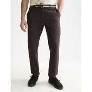 Picture of SCOTCH&SODA MEN'S WARREN COTTON-BLEND TWILL BELTED CHINO - RAVEN 4