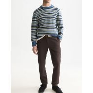 Picture of SCOTCH&SODA MEN'S WARREN COTTON-BLEND TWILL BELTED CHINO - RAVEN 7