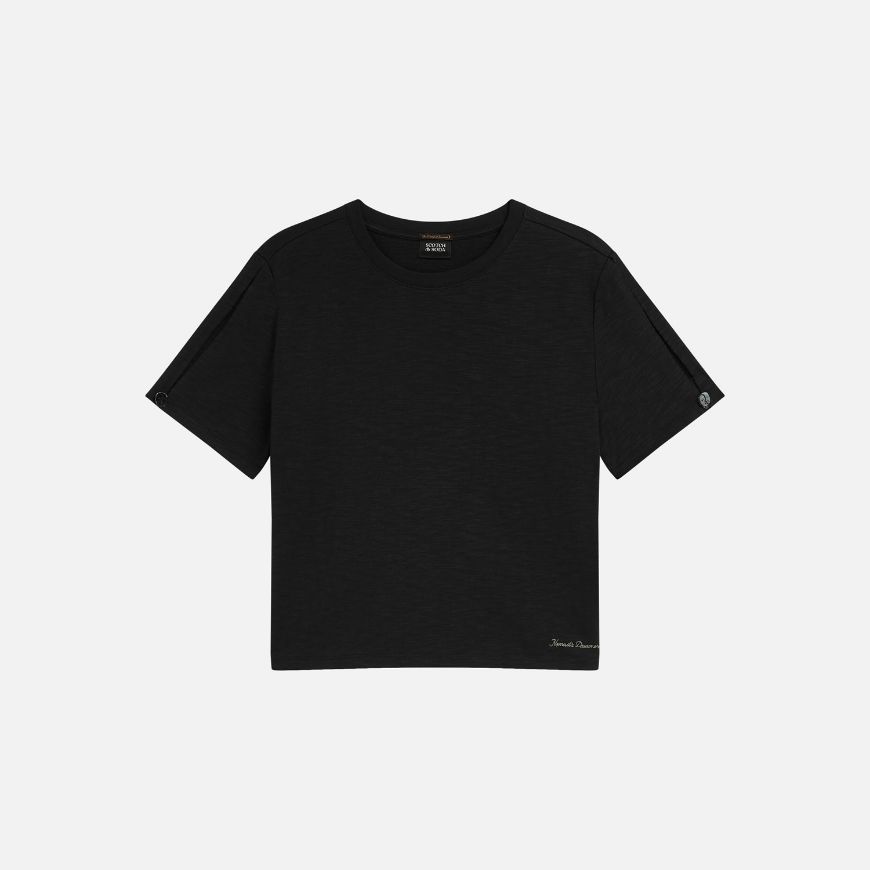 Снимка на SCOTCH&SODA ДАМСКА БЛУЗА KEY HOLE SLEEVES - METEORITE