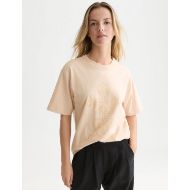 Снимка на SCOTCH&SODA ДАМСКА БЛУЗА FLOCK ARTWORK LOOSE FIT - SHIFTING SAND 4