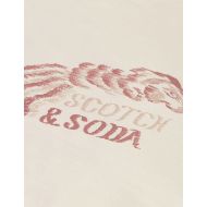 Снимка на SCOTCH&SODA ДАМСКА БЛУЗА FRONT AND BACK ARTWORK REGULAR FIT - EGGNOG 3