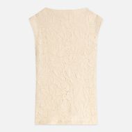 Снимка на SCOTCH&SODA ДАМСКА БЛУЗА EMBOSSED PLEAT MOCK NECK TANK - EGGNOG 2