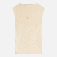 Снимка на SCOTCH&SODA ДАМСКА БЛУЗА EMBOSSED PLEAT MOCK NECK TANK - EGGNOG 1