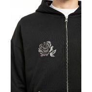 Снимка на REPLAY INC. СУИТШЪРТ FLEECE HOODIE WITH POCKETS AND PRINTS BLACK 4