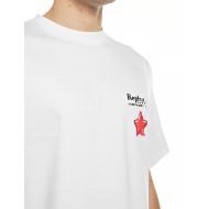 Снимка на REPLAY INC. БЛУЗА SHORT-SLEEVED COTTON T-SHIRT WITH STAR OPTICAL WHITE 5