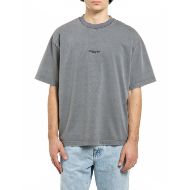 Снимка на REPLAY INC. БЛУЗА ACID WASH COTTON LOGO T-SHIRT STONE GREY 1
