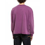 Снимка на REPLAY INC. БЛУЗА ACID WASH LONG-SLEEVED COTTON LOGO T-SHIRT GRAPE JUICE 2