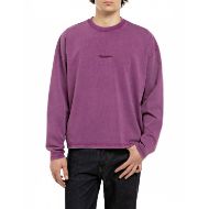 Снимка на REPLAY INC. БЛУЗА ACID WASH LONG-SLEEVED COTTON LOGO T-SHIRT GRAPE JUICE 1