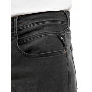 Picture of REPLAY MEN'S ANBASS SLIM-FIT HYPERFLEX BLACK STRETCH DENIM JEANS DARK GREY 7