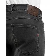 Picture of REPLAY MEN'S ANBASS SLIM-FIT HYPERFLEX BLACK STRETCH DENIM JEANS DARK GREY 8
