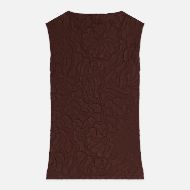 Снимка на SCOTCH&SODA ДАМСКА БЛУЗА EMBOSSED PLEAT MOCK NECK TANK - BITTER CHOCOLATE 1