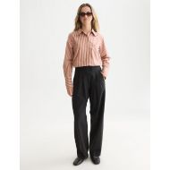 Picture of SCOTCH&SODA WOMEN'S STRIPED TAILORED FIT SHIRT - SHIFTING SAND STRIPE 7