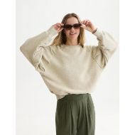 Снимка на SCOTCH&SODA ДАМСКИ СУИТШЪРТ PLEATED - OATMEAL MELANGE 4