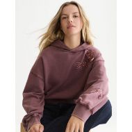 Снимка на SCOTCH&SODA ДАМСКИ СУИТШЪРТ WASHED EMBROIDERED RELAXED FIT HOODIE - BITTER CHOCOLATE 6