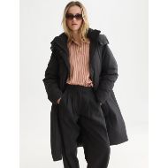 Picture of SCOTCH&SODA WOMEN'S CLEAN LONG PUFFER - METEORITE 4
