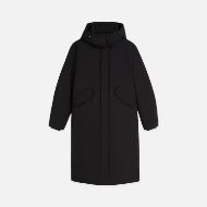 Picture of SCOTCH&SODA WOMEN'S CLEAN LONG PUFFER - METEORITE 1