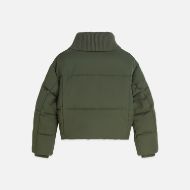 Picture of SCOTCH&SODA WOMEN'S RIB COLLAR SHORT PUFFER - THYME 2