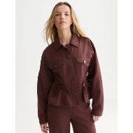 Снимка на SCOTCH&SODA ДАМСКО ЯКЕ FITTED LYOCELL TRUCKER - BITTER CHOCOLATE 4