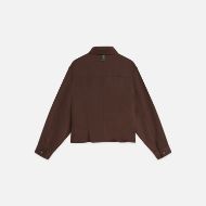 Снимка на SCOTCH&SODA ДАМСКО ЯКЕ FITTED LYOCELL TRUCKER - BITTER CHOCOLATE 2