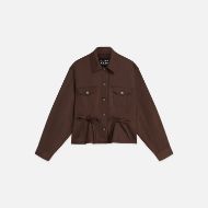 Снимка на SCOTCH&SODA ДАМСКО ЯКЕ FITTED LYOCELL TRUCKER - BITTER CHOCOLATE 1