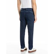 Picture of REPLAY MEN'S BENNI REGULAR-FIT CHINO SOFT STRETCH DENIM JEANS DARK BLUE 3