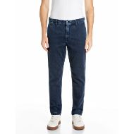 Picture of REPLAY MEN'S BENNI REGULAR-FIT CHINO SOFT STRETCH DENIM JEANS DARK BLUE 1