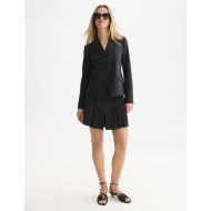 Picture of SCOTCH&SODA WOMEN'S GABARDINE FITTED BLAZER - METEORITE 7