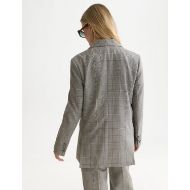 Picture of SCOTCH&SODA WOMEN'S CHECKED OVERSIZED SINGLE BREASTED BLAZER - METEORITE CHECK 5