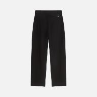 Picture of SCOTCH&SODA WOMEN'S QUINN - MID-RISE WIDE-LEG GABARDINE PANTS - METEORITE 2