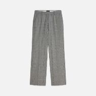 Picture of SCOTCH&SODA WOMEN'S EDIE - HIGH-RISE WIDE-LEG CHECKED PANTS - METEORITE CHECK 1