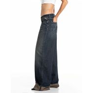 Снимка на REPLAY ДАМСКИ ДЕНИМ NALAJA WIDE-LEG RECYCLED DENIM JEANS DARK BLUE 2