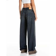 Снимка на REPLAY ДАМСКИ ДЕНИМ NALAJA WIDE-LEG RECYCLED DENIM JEANS DARK BLUE 3