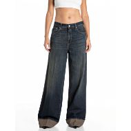 Снимка на REPLAY ДАМСКИ ДЕНИМ NALAJA WIDE-LEG RECYCLED DENIM JEANS DARK BLUE 1