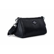 Снимка на REPLAY ДАМСКА ЧАНТА SMOOTH PLEATED SYNTHETIC CROSSBODY BAG BLACK 2
