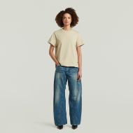 Picture of G-STAR WOMEN'S UNIT T-SHIRT DK BRICK 4