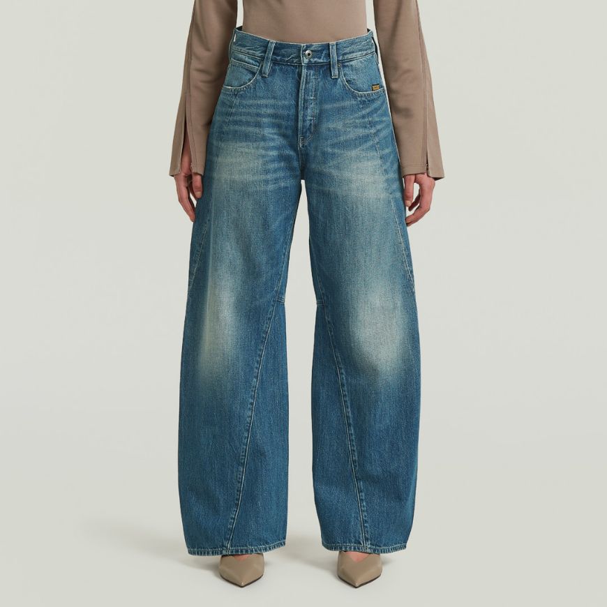 Снимка на G-STAR ДАМСКИ ДЕНИМ CONTOR 3D WIDE JEANS VINTAGE VESPA