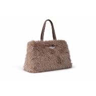 Снимка на REPLAY ДАМСКА ЧАНТА LONG FURRY TEXTILE SHOPPER BAG DARK BEIGE 2