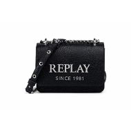 Снимка на REPLAY ДАМСКА ЧАНТА HAMMERED CROSSBODY BAG WITH LOGO BLACK 1