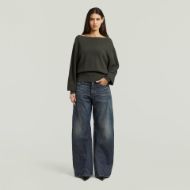 Снимка на G-STAR ДАМСКИ ПУЛОВЕР OPEN NECK STRUCTURE KNIT ASFALT 4