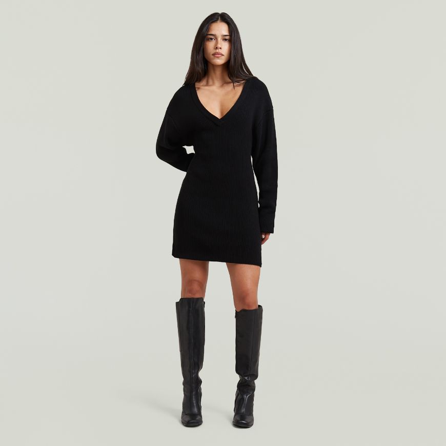 Снимка на G-STAR ДАМСКА РОКЛЯ HOURGLASS DRESS DK BLACK
