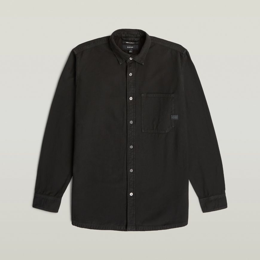 Снимка на G-STAR МЪЖКА РИЗА REGULAR 1-POCKET SHIRT DK BLACK GD