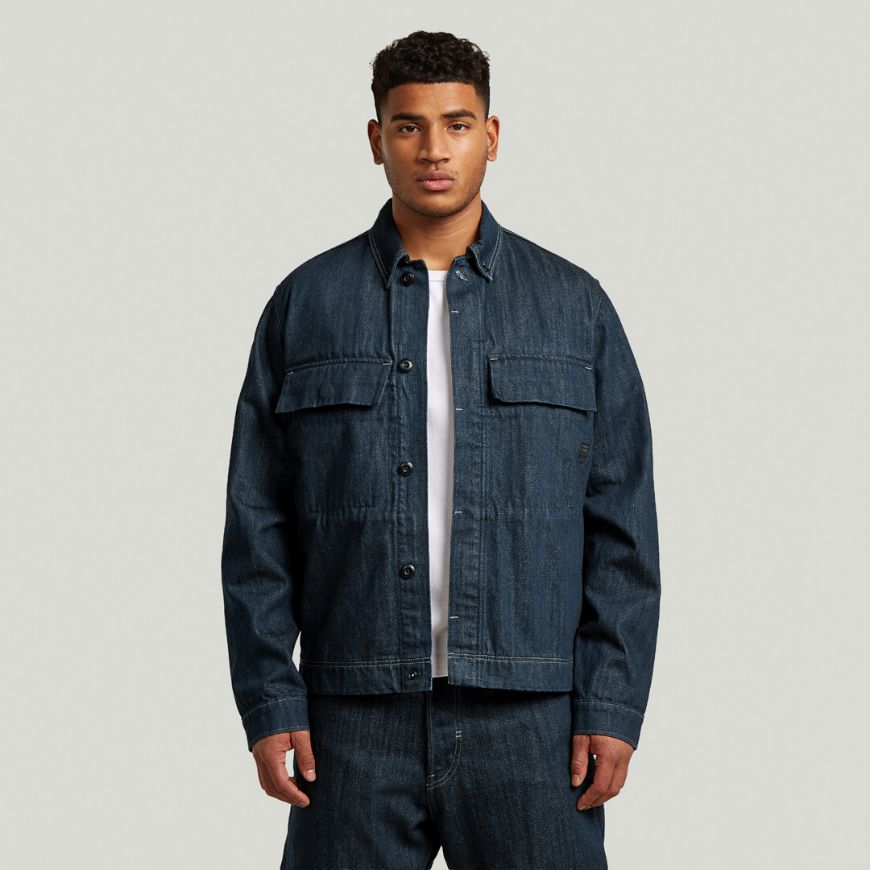 Снимка на G-STAR МЪЖКО ЯКЕ BOXY CLEAN OVERSHIRT NEO RAW DENIM