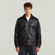 Снимка на G-STAR МЪЖКО ЯКЕ LEATHER BOMBER JACKET DK BLACK 1
