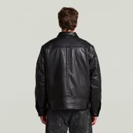 Снимка на G-STAR МЪЖКО ЯКЕ LEATHER BOMBER JACKET DK BLACK 2
